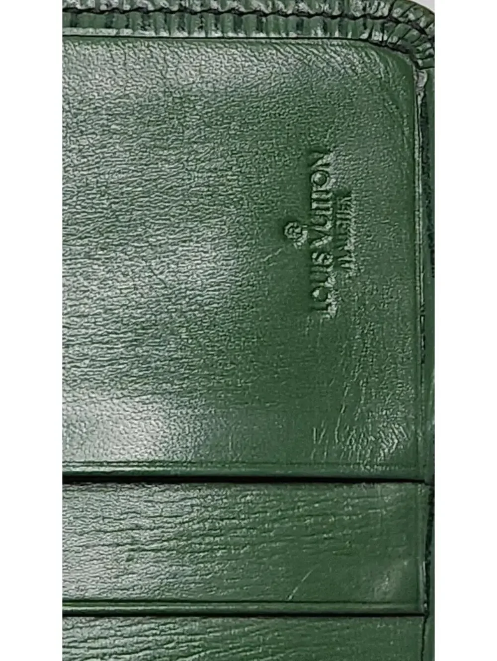 Louis Vuitton Epi Leather Bifold Wallet Green Men's Wallet
